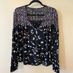 Large Lucky Brand peasant top